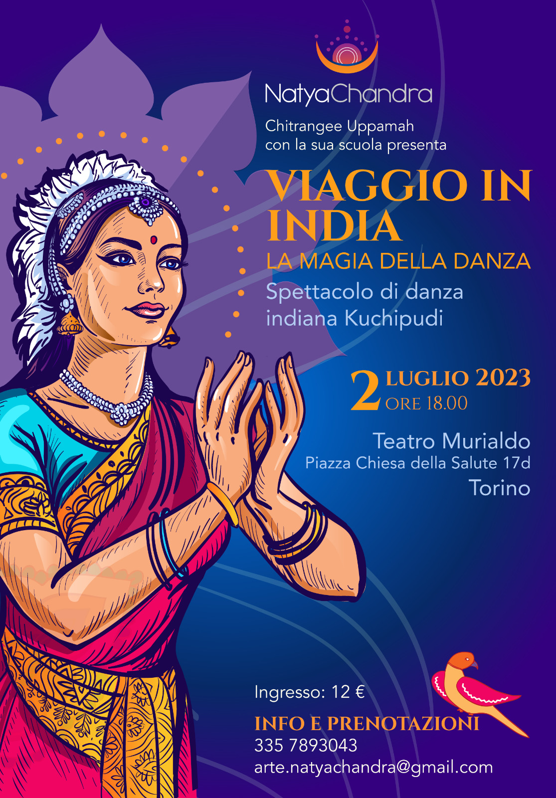 “Viaggio in India” – La magia della Danza