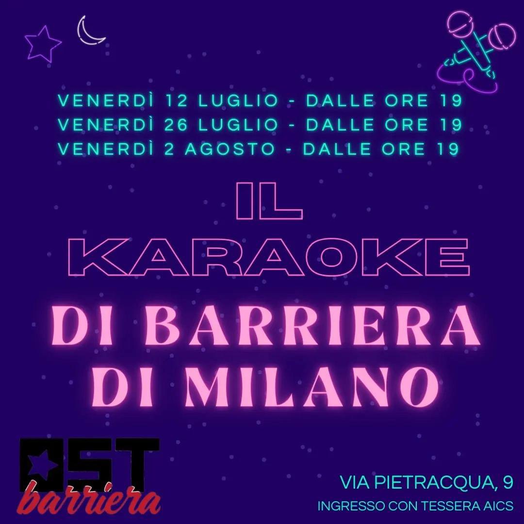 Il karaoke di Barriera di Milano